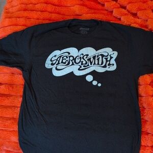 Black Graphic Band Tee - Classic Logo